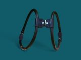 Harnais cuir rond en H - Toutes races de chiens