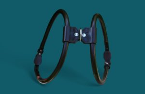 Harnais cuir rond en H - Toutes races de chiens