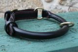 Collier chien cuir rond 2 en 1 - SPORT