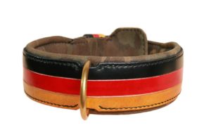 Collier chien en cuir modèle CAMOUFLAGE - Édition GERMAN