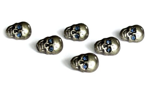 Petite tête de mort oeil bleu
