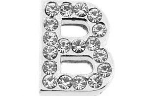 lettre strass - B - (10/12mm )