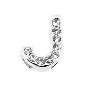 Lettre strass - J - (10/12mm)