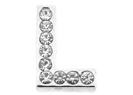 Lettre strass - L - (10/12mm )