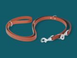 Laisse en cuir 2m - 4 points - Modèle RÉFÉRENCE