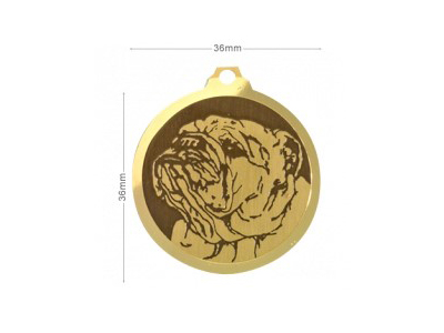 Médaille Bouledogue anglais