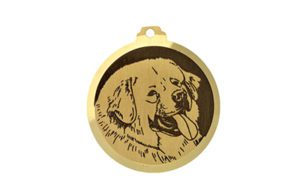 Médaille Dogue du Tibet