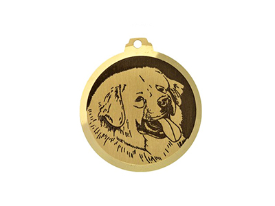 Médaille Dogue du Tibet