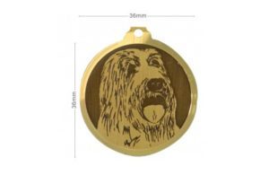 Médaille Bearded Collie