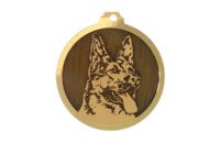 Médaille à graver Berger Allemand
