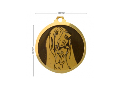 Médaille Basset Hound