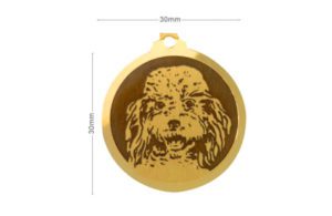 Médaille Caniche Moyen