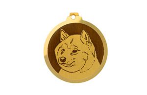 Médaille Shiba Inu