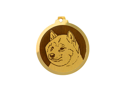 Médaille Shiba Inu