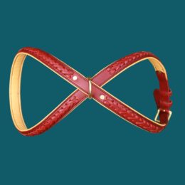 L'INFINI - Le Harnais en cuir qui forme un 8 sur votre chien