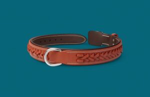 Collier HUSKY - Modèle Le TRESSÉ - Avec couleur de cuirs au choix