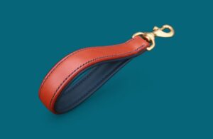 Laisse POIGNÉE en cuir pour Dobermann