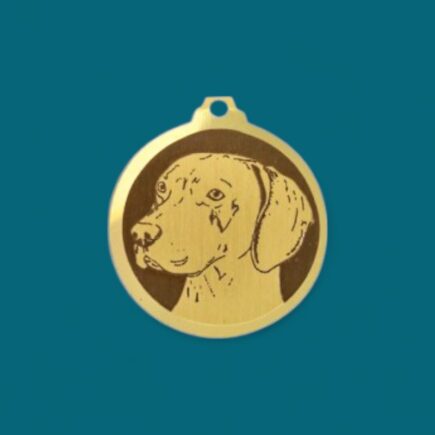 Médailles chien portrait de race