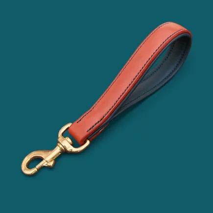 Nos laisses poignée en cuir - 30cm