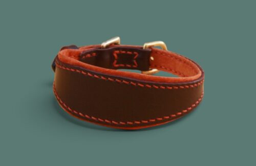 Collier PLI en cuir doux & confortable - Modèle COLIBRI - Avec couleurs au choix